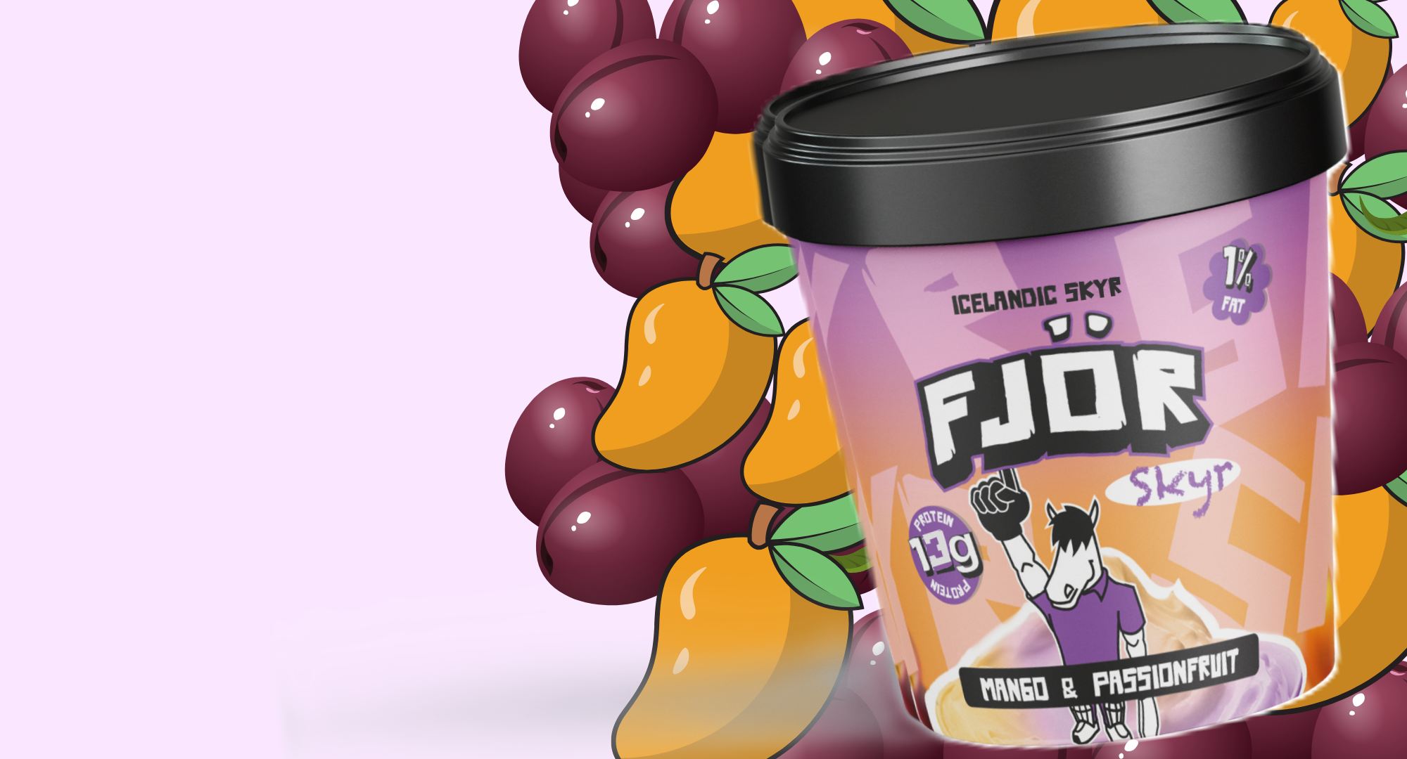 Fjör High Protein Skyr - Mango Passion Fruit Flavor